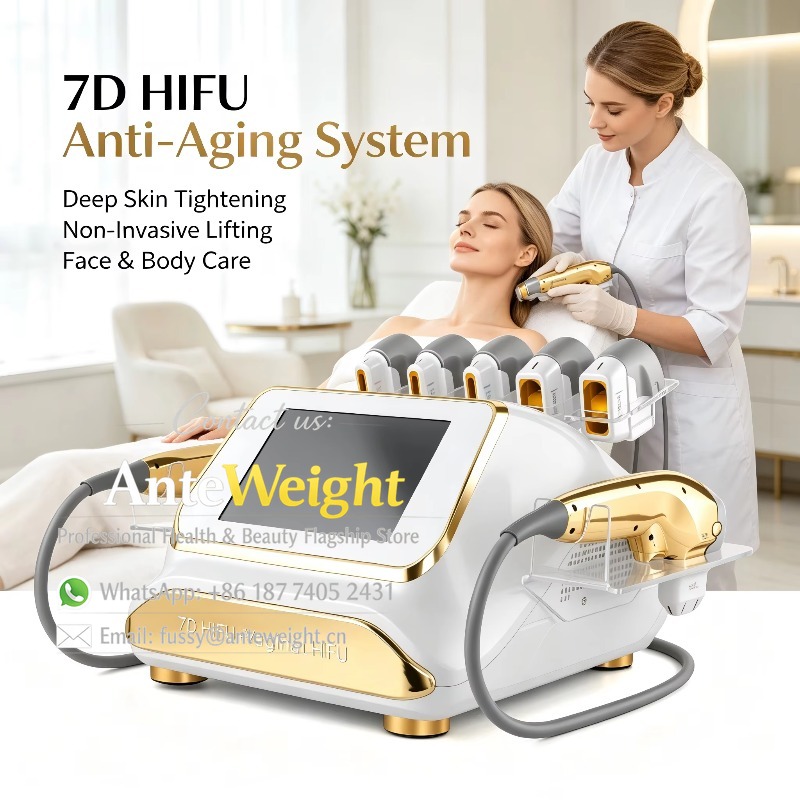 Hifu Machine 7D Face Lifting - جهاز احترافي للاستخدام المنزلي لتحسين مظهر