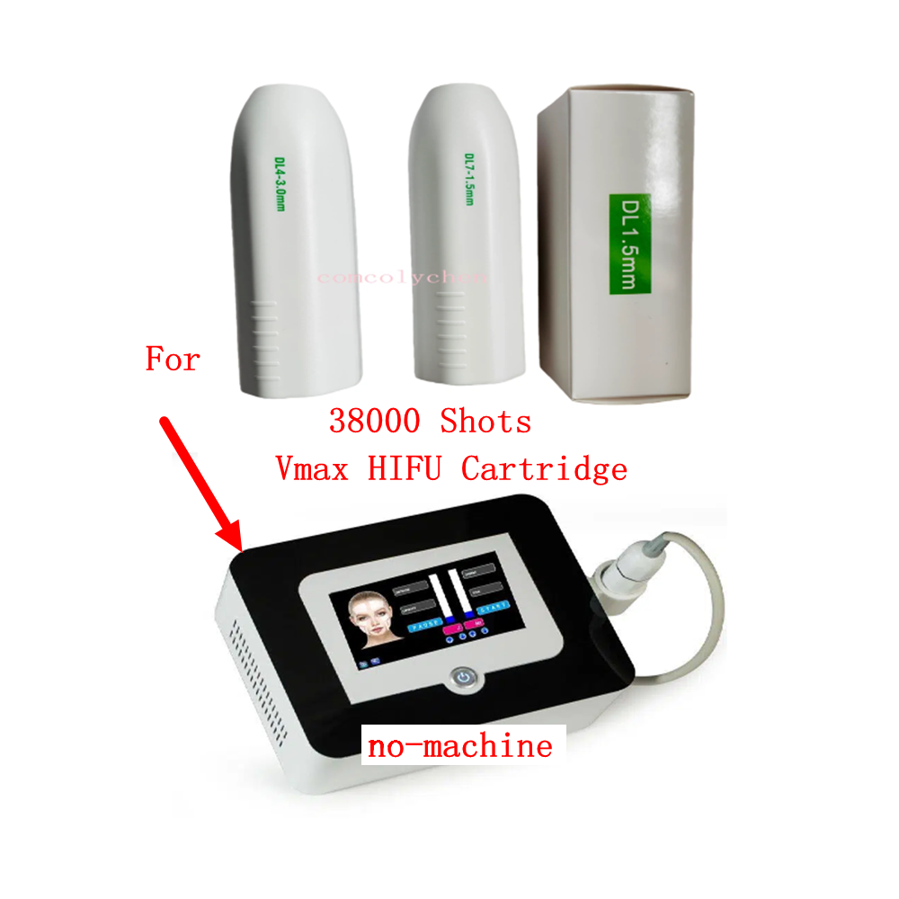Hifu Machine Cartridge 1.5 3.0 4.5 - خرطوشة Vmax HIFU بسعة 38000 طلقة،