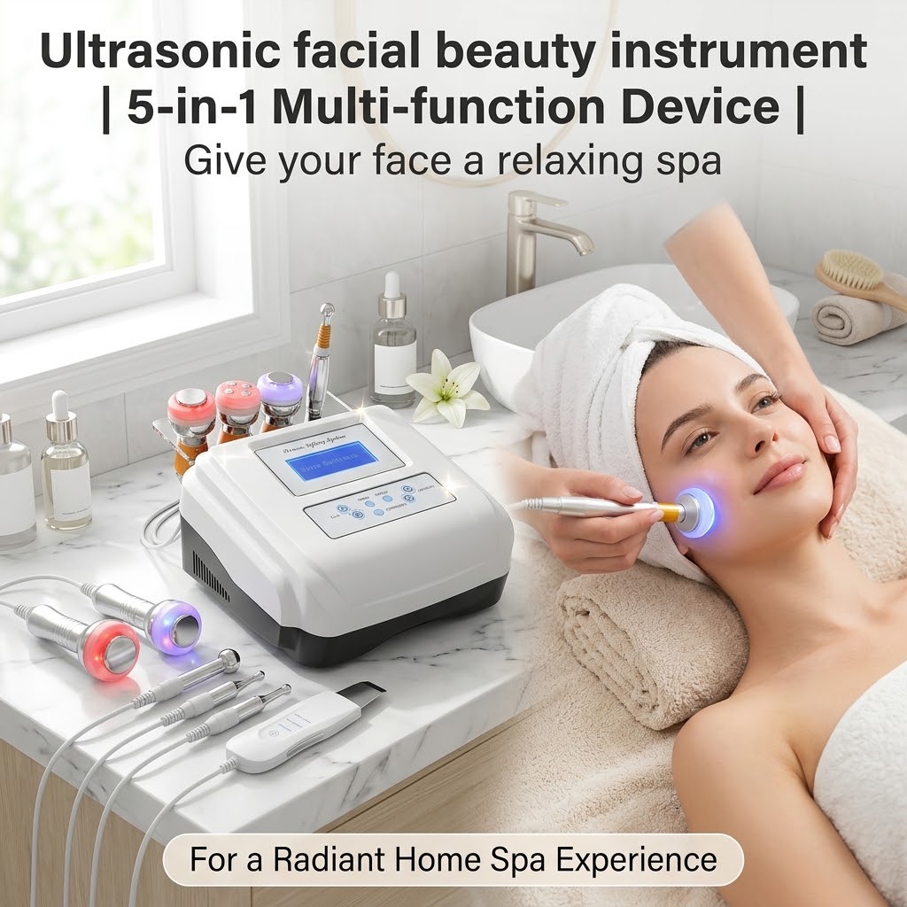 Anti Aging Ultrasound Face Machine - جهاز تجديد البشرة بالموجات فوق الصوتية،
