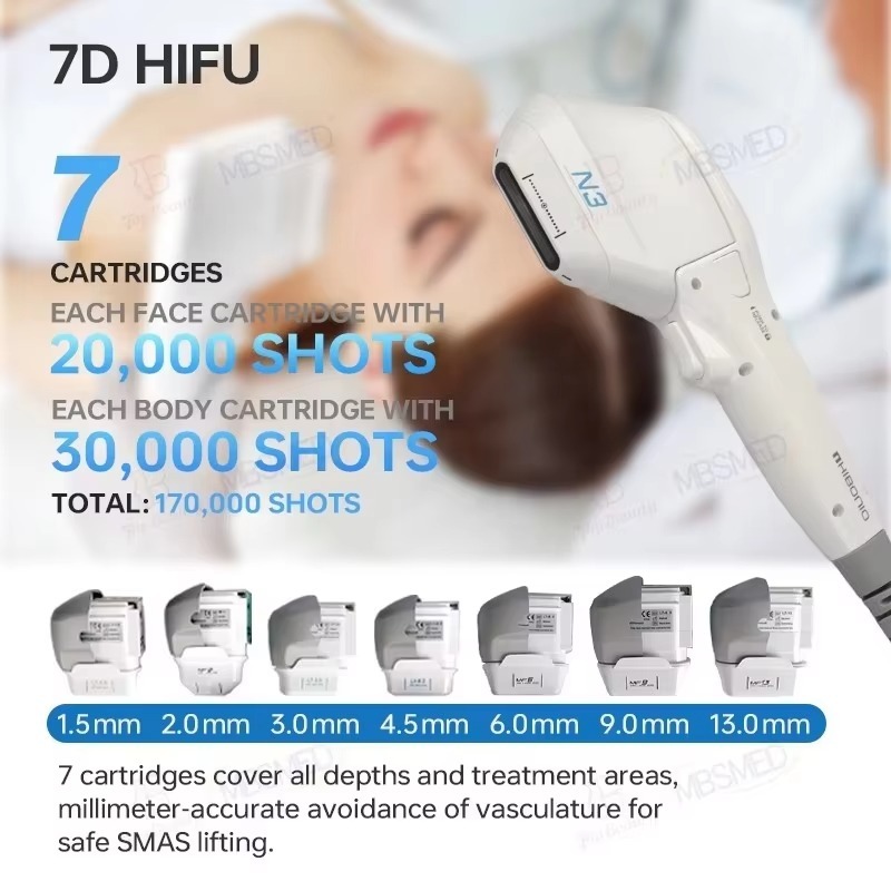 جهاز محمول 2 في 1 للعناية بالب - مراجعة Hifu Machine 7D Face Lifting وسعره