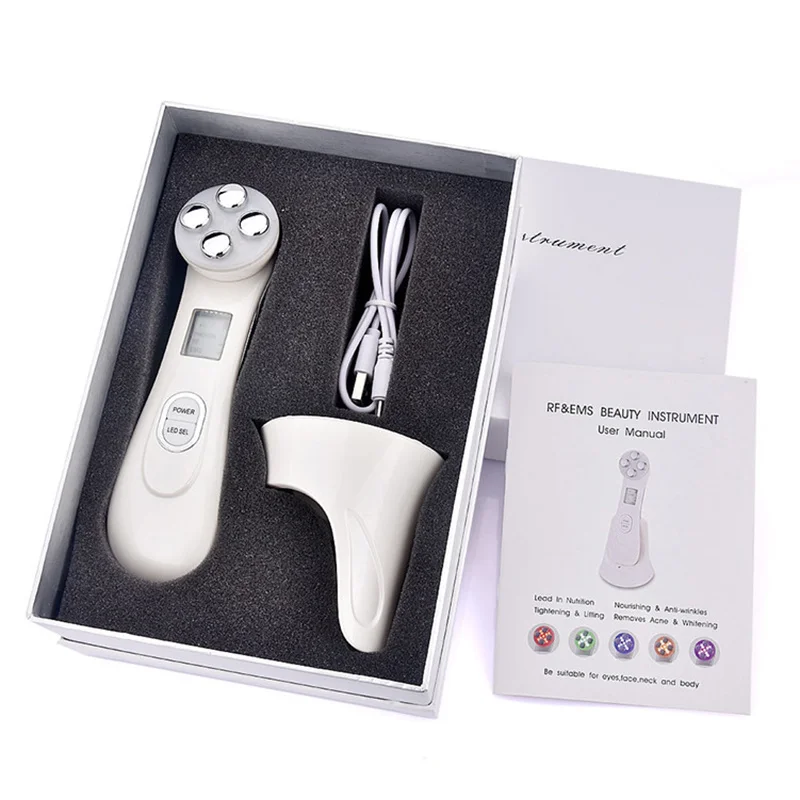 LED الفوتون RF آلة رفع الجلد E - مراجعة Radio Frequency Face Lift Machine وسعره