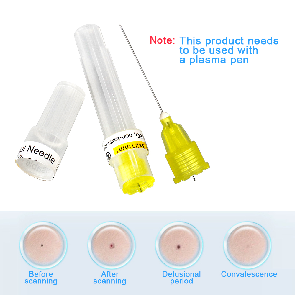 10/20 قطعة من إبر قلم البلازما - مراجعة Plasma Pen Fibroblast Eyelid Lift وسعره
