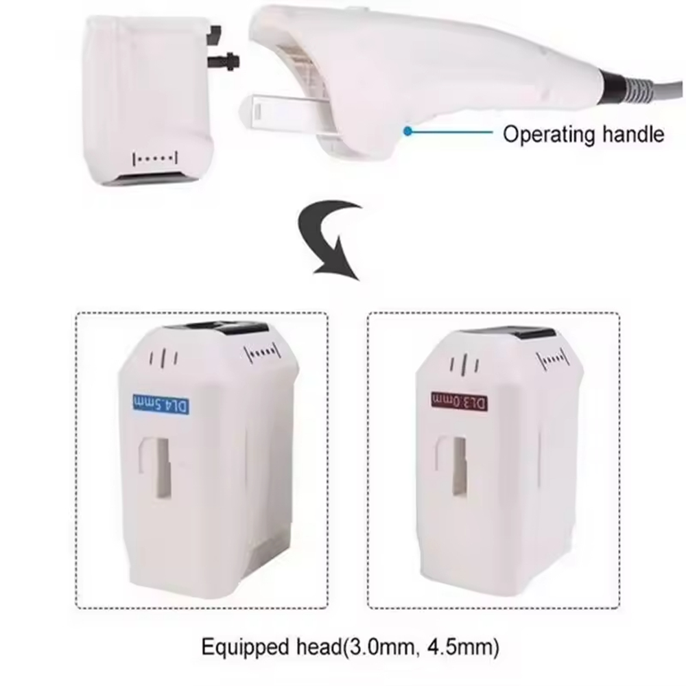 20000 طلقة من خراطيش HIFU ثلاث - مراجعة 4D Hifu Machine Skin Tightening وسعره