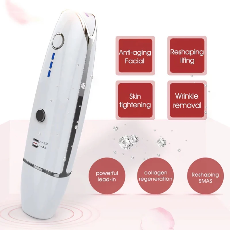 Mini Hifu بالموجات فوق الصوتية - مراجعة Anti Aging Ultrasound Face Machine وسعره