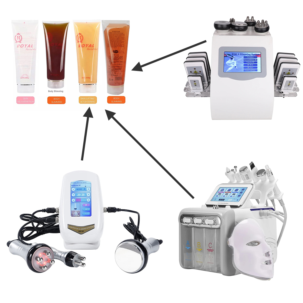 جل موصل للتجويف بالموجات فوق ا - مراجعة Rf Microneedling Machine Fractional وسعره
