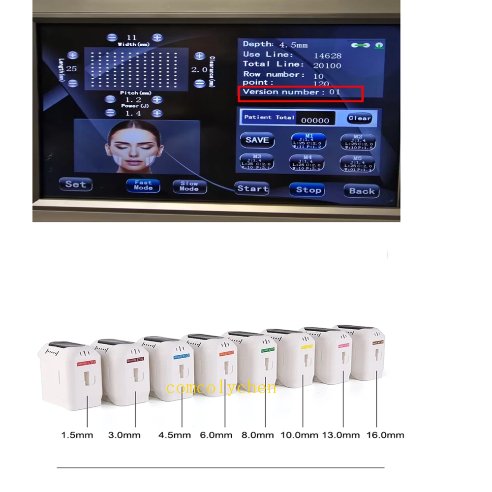 قطع غيار رؤوس خراطيش HIFU ثلاث - مراجعة 4D Hifu Machine Skin Tightening وسعره