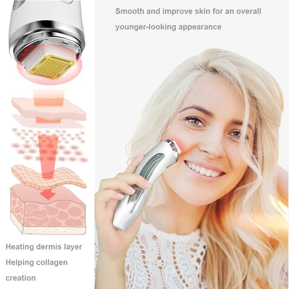جهاز العناية بالوجه يعمل بموجا - مراجعة Radio Frequency Face Lift Machine وسعره