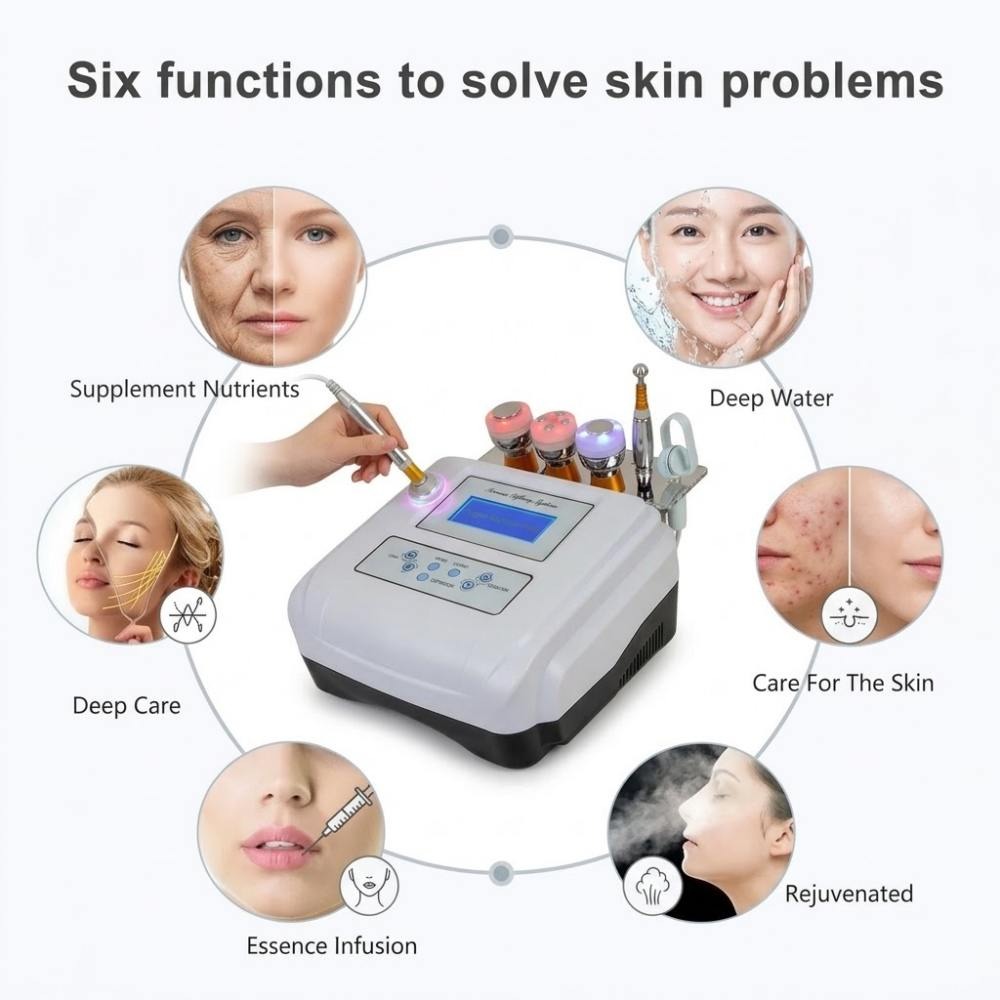 جهاز تجديد البشرة بالموجات فوق - مراجعة Anti Aging Ultrasound Face Machine وسعره